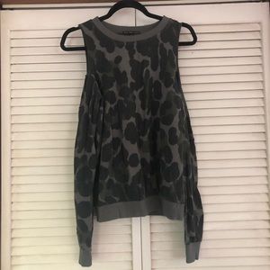 Truly madly deeply cold-shoulder sweatshirt